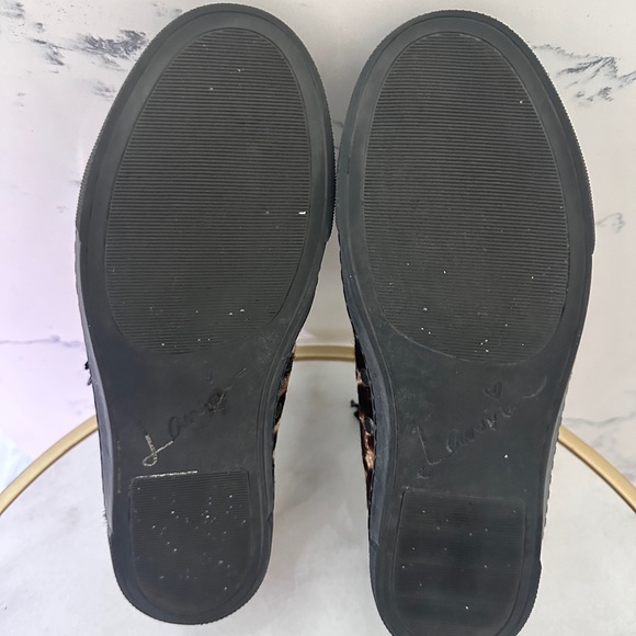 Lanvin Paris Low Top Leopard Print Calf Hair  Women's Sneakers size 37 6.5 - Picture 6 of 6